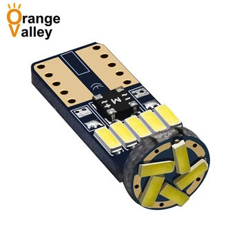 100Pcs T10 W5W 15 LED 4014 Car Led Wedge Light Marker Side Dome Interior Lamp Reverse License Plate Bulb DC 12V
100Pcs T10 W5W 15 LED 4014 Car Led Wedge Light Marker Side Dome Interior Lamp Reverse License Plate Bulb DC 12V