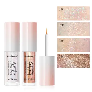 4 Colors Liquid Eyeshadow Diamond Pearl Color Waterproof Shimmer Eye Shadow Metals Illuminator Glow Kit Eye Makeup Gifts TSLM2
4 Colors Liquid Eyeshadow Diamond Pearl Color Waterproof Shimmer Eye Shadow Metals Illuminator Glow Kit Eye Makeup Gifts TSLM2