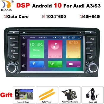 IPS HD DSP Car DVD Multimedia player 2 Din Octa-core 4G Android 10 GPS Autoradio For Audi/A3/S3 car radio stereo fm wifi OBD2 FM
IPS HD DSP Car DVD Multimedia player 2 Din Octa-core 4G Android 10 GPS Autoradio For Audi/A3/S3 car radio stereo fm wifi OBD2 FM