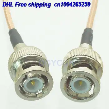 DHL 50pcs BNC male plug to BNC male plug RG316 Jumper pigtail 6" cable 22j 
DHL 50pcs BNC male plug to BNC male plug RG316 Jumper pigtail 6" cable 22j