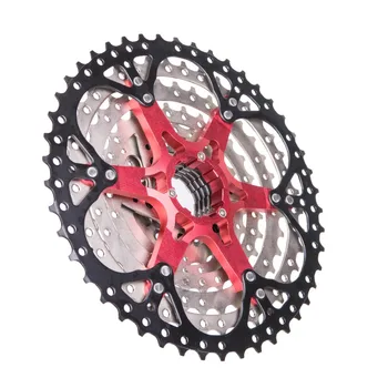 Bicycle 9 Speed 46 Teeth Sprocket Parts Sturdy Universal Riding Cycling Outdoor Wide Ratio Steel Cassette Flywheel Mountain Bike 
Bicycle 9 Speed 46 Teeth Sprocket Parts Sturdy Universal Riding Cycling Outdoor Wide Ratio Steel Cassette Flywheel Mountain Bike