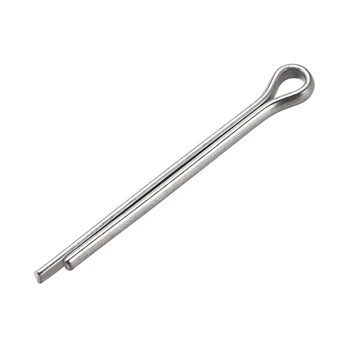

uxcell 30Pcs Split Cotter Pin - 3mm x 35mm 304 Stainless Steel 2-Prongs Silver Tone for Home DIY Application
