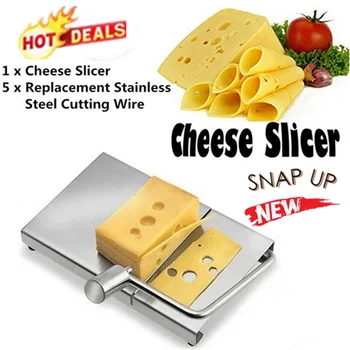 VOGVIGO Stainless Steel Silver Convenient Practical Cheese Slicer Cheese Cutter Tool kitchen gadgets 2019 kitchen Tools
VOGVIGO Stainless Steel Silver Convenient Practical Cheese Slicer Cheese Cutter Tool kitchen gadgets 2019 kitchen Tools