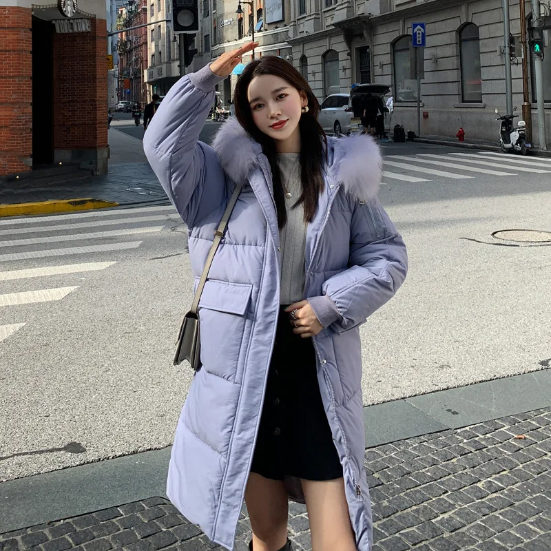 Winter 2020 New Mid Long Style Down Cotton Padded Jacket With Large Hairband Design
Winter 2020 New Mid Long Style Down Cotton Padded Jacket With Large Hairband Design