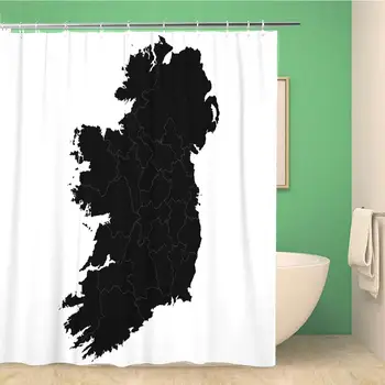Bathroom Shower Curtain Outline Map Ireland Country on Drawing Shape Abstract Atlas 66x72 inches Waterproof Bath Curtain Set
Bathroom Shower Curtain Outline Map Ireland Country on Drawing Shape Abstract Atlas 66x72 inches Waterproof Bath Curtain Set