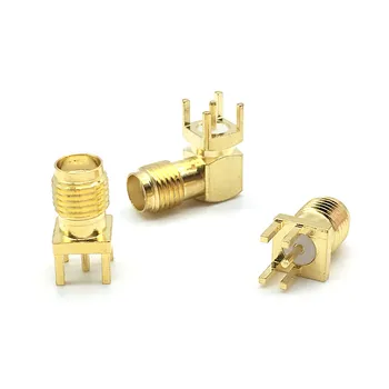 2/5/10Pcs 1.6MM SMA Female Jack Solder Nut Edge PCB Clip Straight Mount Gold Plated RF Connector Right Angle Receptacle Solder
2/5/10Pcs 1.6MM SMA Female Jack Solder Nut Edge PCB Clip Straight Mount Gold Plated RF Connector Right Angle Receptacle Solder