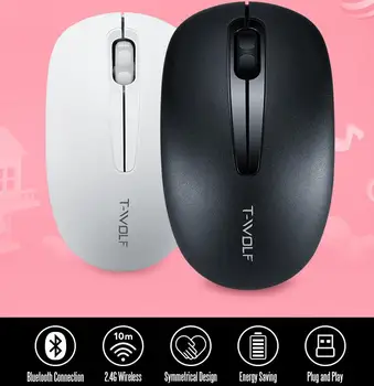 BEESCLOVER Q3/Q3B Wireless Mouse Silent Design Computer Mouse 1200 DPI Ergonomic Design for Laptop Notebook d30
BEESCLOVER Q3/Q3B Wireless Mouse Silent Design Computer Mouse 1200 DPI Ergonomic Design for Laptop Notebook d30