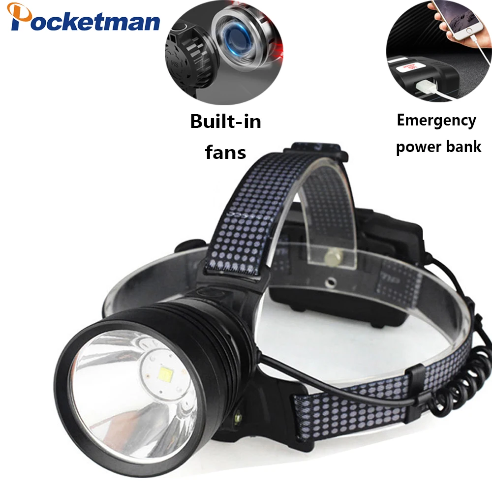 Xhp90 30w USB Rechargeable LED headlamp With Built-in Cooling Fan Headlight Zoomable Use 3* 18650 Rchargeable Battery Head Torch
Xhp90 30w USB Rechargeable LED headlamp With Built-in Cooling Fan Headlight Zoomable Use 3* 18650 Rchargeable Battery Head Torch