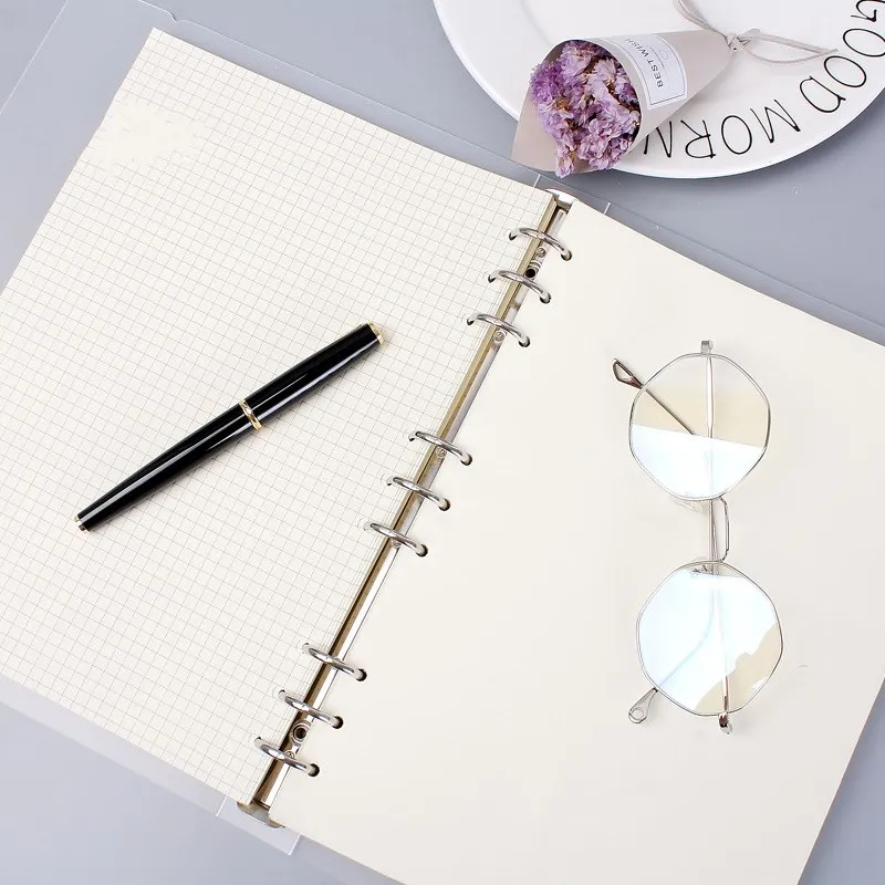 A4 B5 Business 45 Sheet Loose Leaf Notebook Refill Spiral Binder Inner Page Blank Cornell Line Dot Grid Inside Paper Stationery
A4 B5 Business 45 Sheet Loose Leaf Notebook Refill Spiral Binder Inner Page Blank Cornell Line Dot Grid Inside Paper Stationery