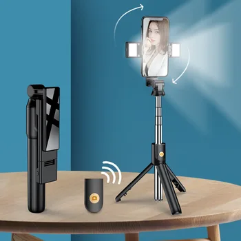 3 IN 1 Wirleless Bluetooth Mini Selfie Stick Remote Extendable Foldable with Tripod For Ios/Android Smartphone Photo Live Video 
3 IN 1 Wirleless Bluetooth Mini Selfie Stick Remote Extendable Foldable with Tripod For Ios/Android Smartphone Photo Live Video