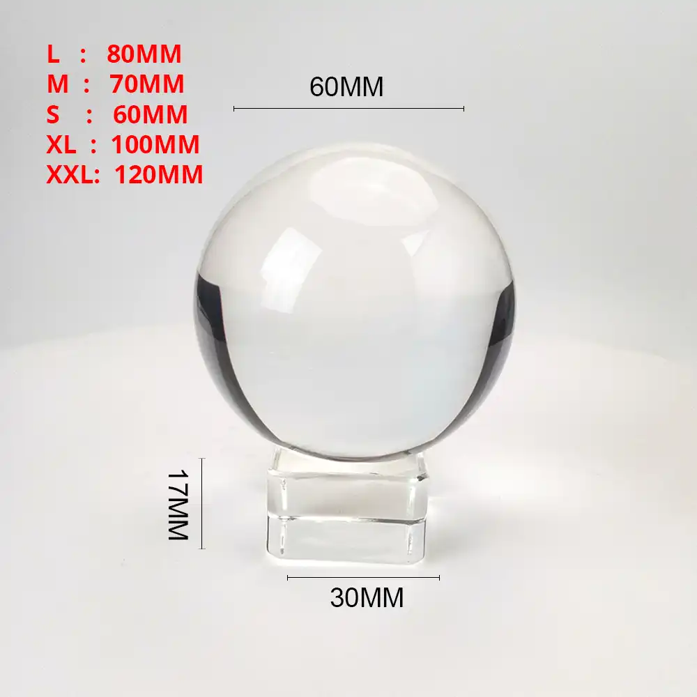 crystal ball glass lens spherical photography decoration gift