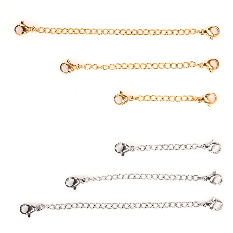 5/7.5/10 cm Extension Chain Tone Extended Tail Chain Lobster Clasp Connector DIY Jewelry Making Findings Bracelet Necklace
5/7.5/10 cm Extension Chain Tone Extended Tail Chain Lobster Clasp Connector DIY Jewelry Making Findings Bracelet Necklace