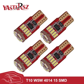 T10 W5W Canbus No Error 4014 15 SMD Car LED Bulb No Polarity 168 194 Away Indoor Reading Lights 12V White Lamp
T10 W5W Canbus No Error 4014 15 SMD Car LED Bulb No Polarity 168 194 Away Indoor Reading Lights 12V White Lamp