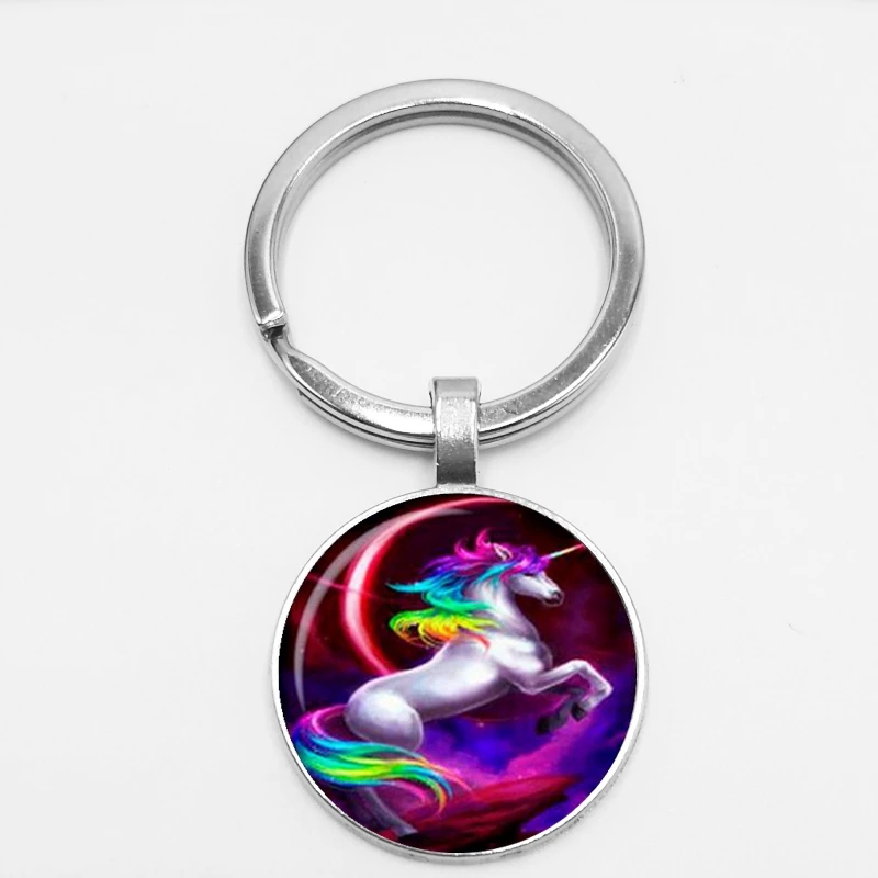 2018 Fashion Color Unicorn Convex Glass Key Chain Rainbow Horse Key Ring Accessories To Map Private Custom
2018 Fashion Color Unicorn Convex Glass Key Chain Rainbow Horse Key Ring Accessories To Map Private Custom