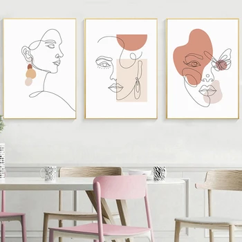 Minimal Woman Face Line Art Painting Modern Minimalist Line Art Poster Female Figure Canvas Prints Scandinavian Art Decor
Minimal Woman Face Line Art Painting Modern Minimalist Line Art Poster Female Figure Canvas Prints Scandinavian Art Decor