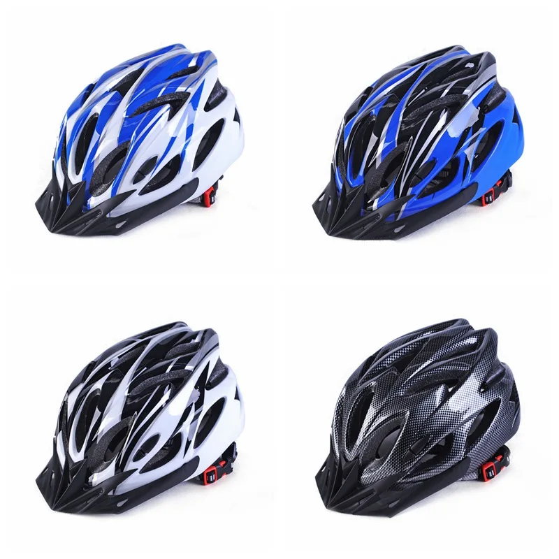 Cycling Helmet Mountain Bike Cycling Helmets Hollow Breathable Mountain Hat Outdoor Cycling Carbon Fiber Safety Head Cap Шлем