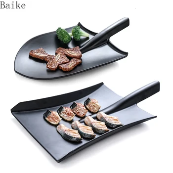 Creative European Melamine Frosted Imitation Porcelain Tableware Barbecue Plate Black Dish Platter Bowl Cutter Board Dinnerware
Creative European Melamine Frosted Imitation Porcelain Tableware Barbecue Plate Black Dish Platter Bowl Cutter Board Dinnerware
