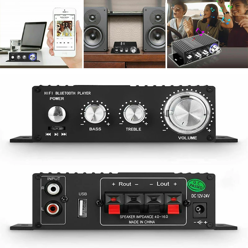 Новое поступление 100 Вт беспроводной мини цифровой усилитель мощности с дистанционным управлением HiFi стерео Домашнее аудио наушники звуковой усилитель 
Новое поступление 100 Вт беспроводной мини цифровой усилитель мощности с дистанционным управлением HiFi стерео Домашнее аудио наушники звуковой усилитель