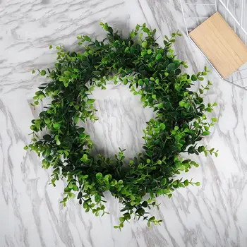 Artificial Green Plant Wreath Simulation Green Plant Garland Home Office Decor wreath farmhouse decor hawaii Style party L*5
Artificial Green Plant Wreath Simulation Green Plant Garland Home Office Decor wreath farmhouse decor hawaii Style party L*5