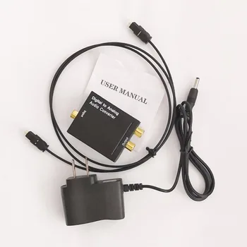 Coaxial Toslink Signal Digital Optical to Analog Audio Converter Adapter RCA Digital To Analog Audio Converter EU/US Adapter usb
Coaxial Toslink Signal Digital Optical to Analog Audio Converter Adapter RCA Digital To Analog Audio Converter EU/US Adapter usb