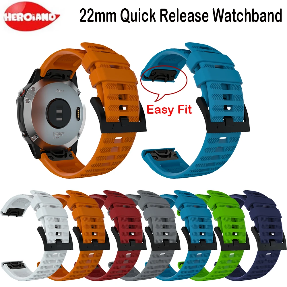 Watchband Wriststrap for Garmin Fenix 6 6 Pro 5 5 Plus Forerunner 945 935 Smart Watch Bracelet Easy Fit Quick Release Strap 22mm
Watchband Wriststrap for Garmin Fenix 6 6 Pro 5 5 Plus Forerunner 945 935 Smart Watch Bracelet Easy Fit Quick Release Strap 22mm