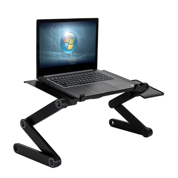 【US Warehouse】360-Degree Rotation Multifunctional Portable Folding Table with Fan & Mouse Black (Computer Desk Table)
【US Warehouse】360-Degree Rotation Multifunctional Portable Folding Table with Fan & Mouse Black (Computer Desk Table)