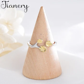 JIANERY Bohemian Vintage 925 Sterling Silver Leaf Rings For Women Open Finger Rings Girls Christmas Gifts
JIANERY Bohemian Vintage 925 Sterling Silver Leaf Rings For Women Open Finger Rings Girls Christmas Gifts