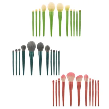 Makeup Brushes Suit Foundation Brush Blush Loose Powder Brush Lip Eyeshadow Eyebrow Brush Oblique Brush Kit 11 pcs New
Makeup Brushes Suit Foundation Brush Blush Loose Powder Brush Lip Eyeshadow Eyebrow Brush Oblique Brush Kit 11 pcs New