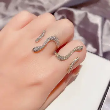 Punk Female Small Snake Ring Bridal Engagement Huitan Vintage Wedding Jewelry Rings For Women Trendy New
Punk Female Small Snake Ring Bridal Engagement Huitan Vintage Wedding Jewelry Rings For Women Trendy New