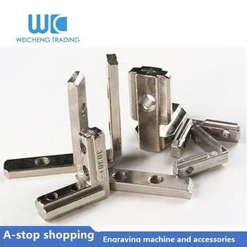 Angle groove connector 2020 3030 4040 4545 aluminum profile straight code l-type internal include M4 or M5 screws
Angle groove connector 2020 3030 4040 4545 aluminum profile straight code l-type internal include M4 or M5 screws