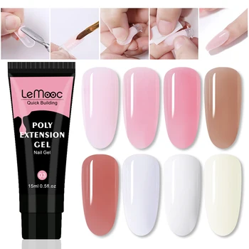 LEMOOC Acrylic Quick Poly UV Gel Pink Clear UV LED Building Gel Enhancement Slip Solution Quick Extension Gel Nail Art
LEMOOC Acrylic Quick Poly UV Gel Pink Clear UV LED Building Gel Enhancement Slip Solution Quick Extension Gel Nail Art