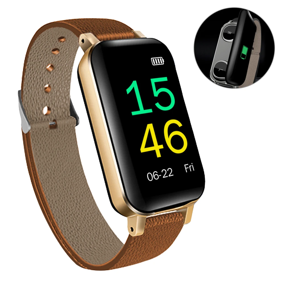 Smart watch Fitness Tracker Watch IP67 Smart Bracelet Watch Wristband Fitness Tracker with Ergonomic Earphones For Women Men
Smart watch Fitness Tracker Watch IP67 Smart Bracelet Watch Wristband Fitness Tracker with Ergonomic Earphones For Women Men