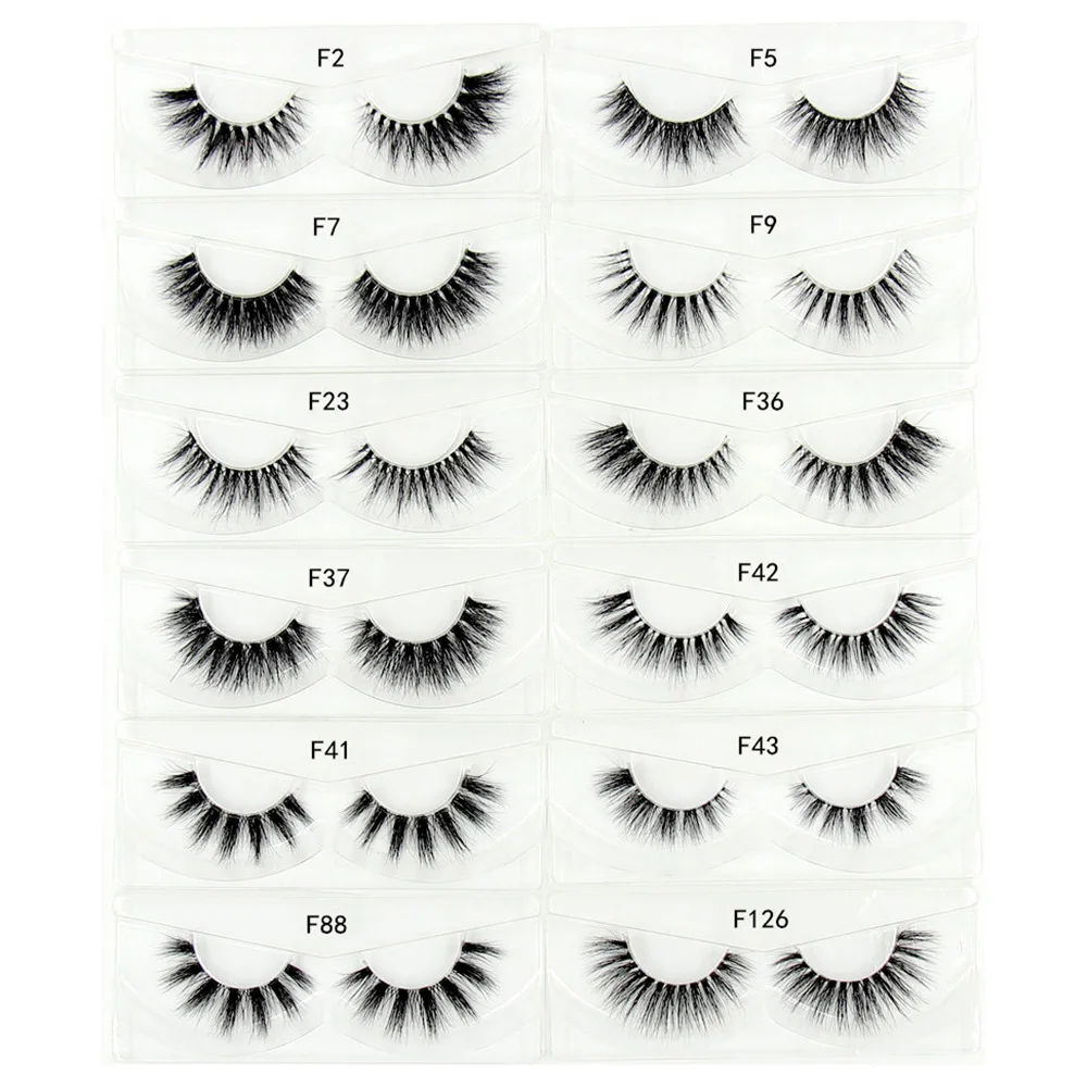 SOQOZ Mink Eyelashes 3D Mink Lashes Natural False Eyelashes Full Strip Eye Lashes Invisible Band Lashes 12 Styles Faux Cils 
SOQOZ Mink Eyelashes 3D Mink Lashes Natural False Eyelashes Full Strip Eye Lashes Invisible Band Lashes 12 Styles Faux Cils