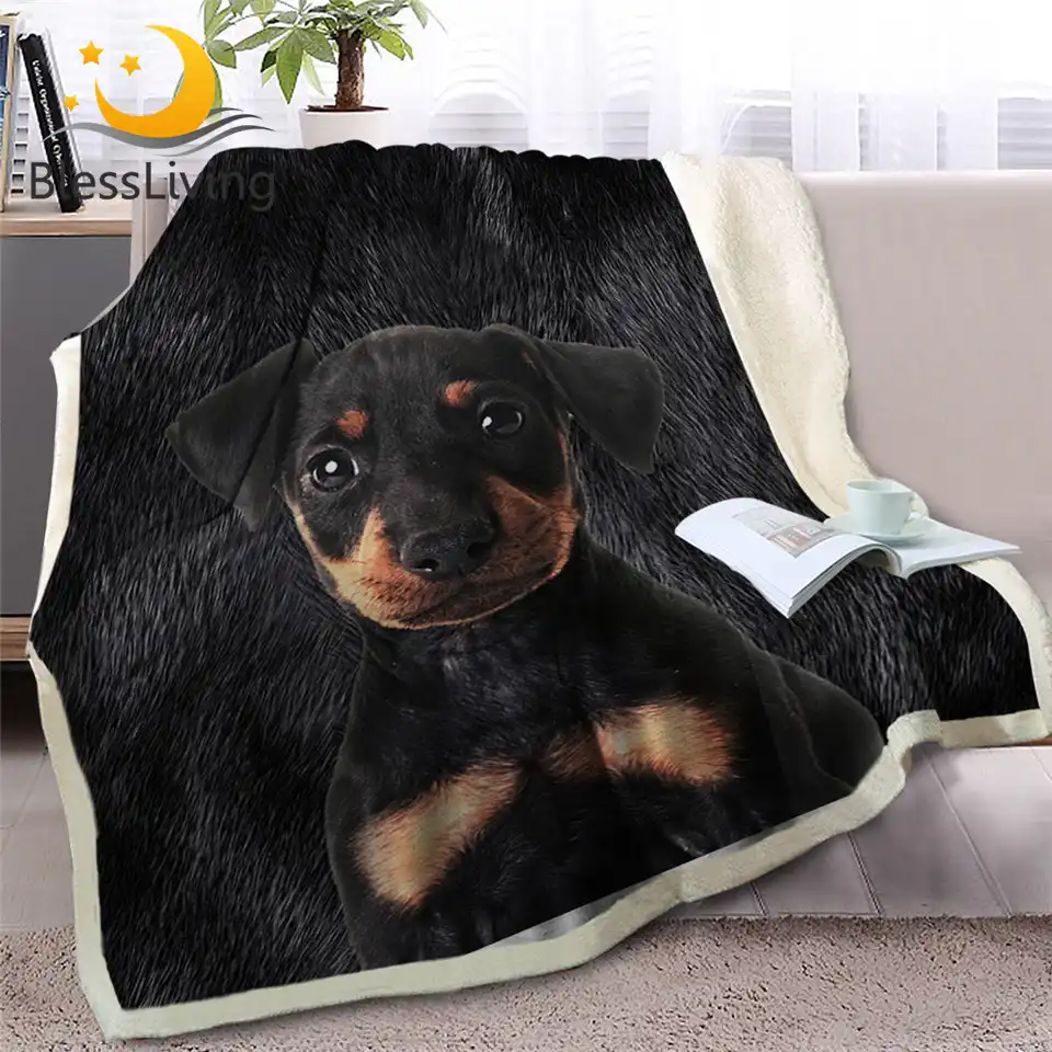 puppy fleece blanket