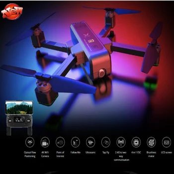 Bugs 4 W B4W Brushless Professional Foldable RC Drone 5G WIFI 4K Camera GPS Follow Me 1.6KM 25Mins Optical Flow WIFI FPV Drone
Bugs 4 W B4W Brushless Professional Foldable RC Drone 5G WIFI 4K Camera GPS Follow Me 1.6KM 25Mins Optical Flow WIFI FPV Drone