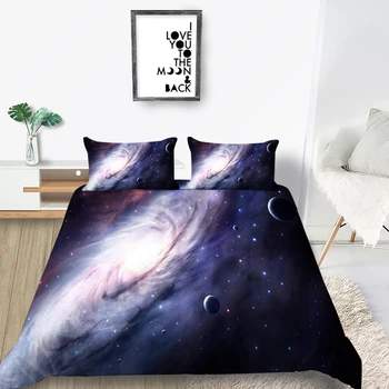 Hot Sale Bedding Set Nebula Fantasy Mysterious Galaxy Duvet Cover King Queen Twin Full Single Double Unique Design Bed Set 
Hot Sale Bedding Set Nebula Fantasy Mysterious Galaxy Duvet Cover King Queen Twin Full Single Double Unique Design Bed Set