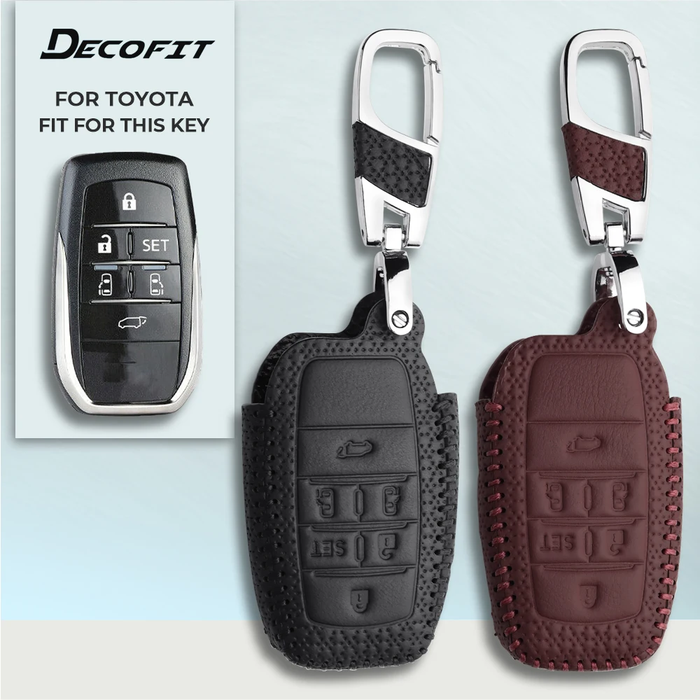 Key Cover for or TOYOTA ALPHARD Vellfire Previa Tarago 6 button 2015–2019 Genuine Leather Remote Case Keychain Keyless Shell
Key Cover for or TOYOTA ALPHARD Vellfire Previa Tarago 6 button 2015–2019 Genuine Leather Remote Case Keychain Keyless Shell