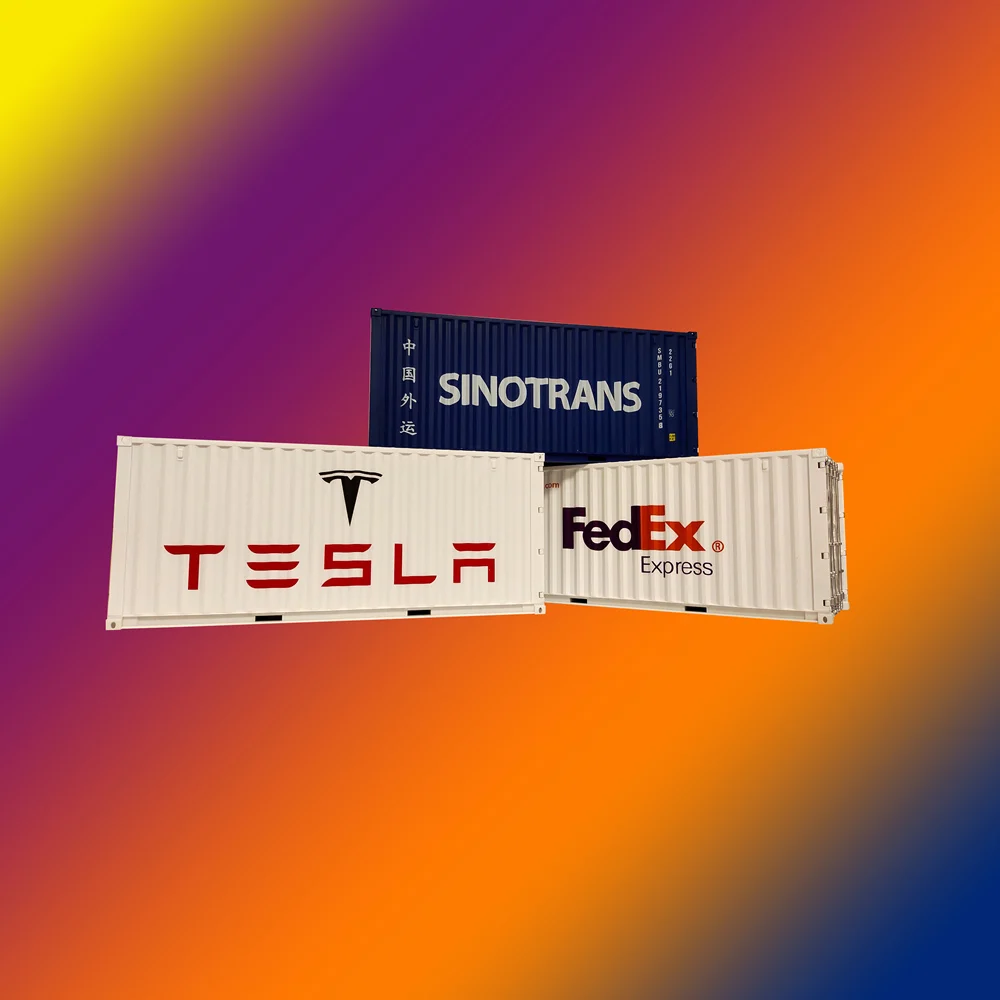 1: 20/1 :24 shipping simulation model container, a variety of styles, can be customized model 3 plastic models
1: 20/1 :24 shipping simulation model container, a variety of styles, can be customized model 3 plastic models