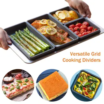 Versatile Grid Cooking Divider Multifunctional Non-stick Silicone Baking Tray Pizza Cake Baking Tray
Versatile Grid Cooking Divider Multifunctional Non-stick Silicone Baking Tray Pizza Cake Baking Tray