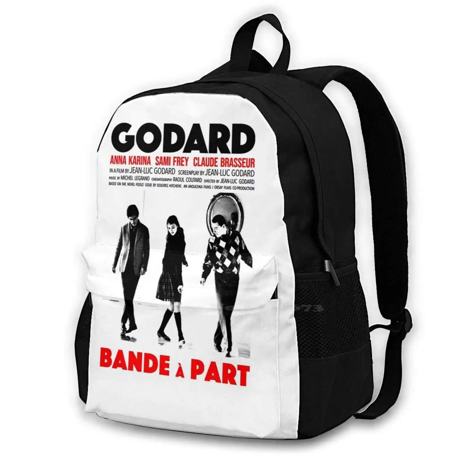 Cinema Backpack For Student School Laptop Travel Bag Jean Luc Godard Anna Karina Bande A Part Sami Frey Claude Brasseur Godard
Cinema Backpack For Student School Laptop Travel Bag Jean Luc Godard Anna Karina Bande A Part Sami Frey Claude Brasseur Godard