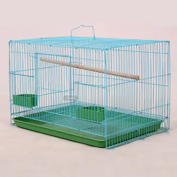 Wire Rectangular Small Cage for Small Birds and Canaries Rekord Equipped Feeders B0KC
Wire Rectangular Small Cage for Small Birds and Canaries Rekord Equipped Feeders B0KC