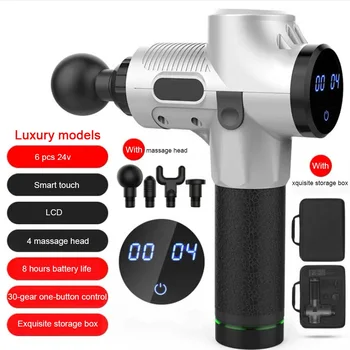 LCD Display 30-Speed Massage Gun Exercising Muscle Massager Neck Back Body Membrane Relaxer Electric Meridian Leg Deep Massager
LCD Display 30-Speed Massage Gun Exercising Muscle Massager Neck Back Body Membrane Relaxer Electric Meridian Leg Deep Massager