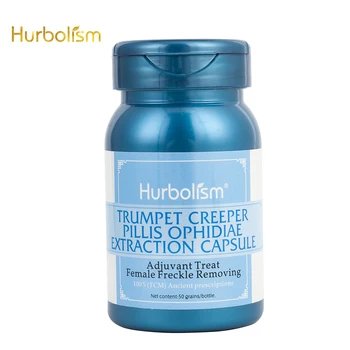 Hurbolism Trumpet Creeper Pillis Ophidiae Extraction Capsule, Adjuvant Treat Female Freckle Removing, Plants Extract, 50pcs
Hurbolism Trumpet Creeper Pillis Ophidiae Extraction Capsule, Adjuvant Treat Female Freckle Removing, Plants Extract, 50pcs