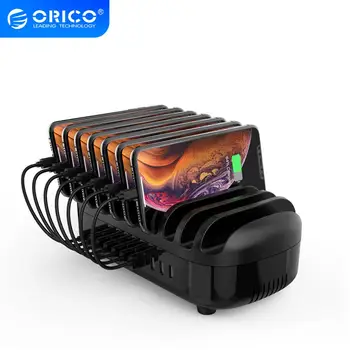 ORICO 10 Ports USB Charger Station Dock with Holder 120W 5V2.4A*10 USB Charging for Smart Phone Tablet PC Apply for Home Public
ORICO 10 Ports USB Charger Station Dock with Holder 120W 5V2.4A*10 USB Charging for Smart Phone Tablet PC Apply for Home Public