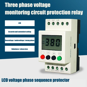 3 Phase Voltage Monitoring Sequence Relay Voltage Protection Relay Under Over Voltage Protect CLH@8 
3 Phase Voltage Monitoring Sequence Relay Voltage Protection Relay Under Over Voltage Protect CLH@8
