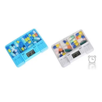 4 Grid Plastic Intelligent Electronic Pills Storage Box Timing Reminder Medicine Case Alarm Timer Pills Desk Organizer Container
4 Grid Plastic Intelligent Electronic Pills Storage Box Timing Reminder Medicine Case Alarm Timer Pills Desk Organizer Container