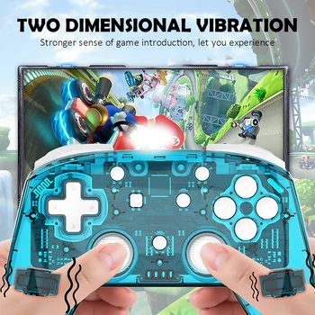 Wireless Bluetooth Joystick Barrier-free Gamepad Console Games Accessories for Nintend Switch PRO PC Joypad 155x105x60mm
Wireless Bluetooth Joystick Barrier-free Gamepad Console Games Accessories for Nintend Switch PRO PC Joypad 155x105x60mm