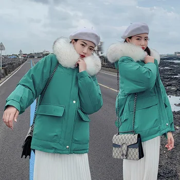 Parka Women Winter Jackets Coats Short Cotton Casual Fur Hooded Jackets Women Warm Winter Parkas Female Overcoat Cc60
Parka Women Winter Jackets Coats Short Cotton Casual Fur Hooded Jackets Women Warm Winter Parkas Female Overcoat Cc60