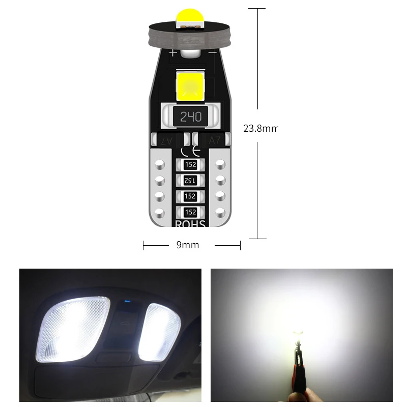 Car LED Light T10 Socket Dashboard Light Reading Light Width Light Plug and Play Signal Light Car Accessories
Car LED Light T10 Socket Dashboard Light Reading Light Width Light Plug and Play Signal Light Car Accessories