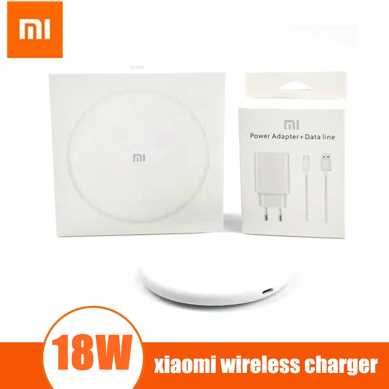 

18W xiaomi wireless charger Original qi charge pad to Xiaomi Mi9 MiX 2S Mix 3 for iPhone XS XR XS MAX for samsung galaxy phone